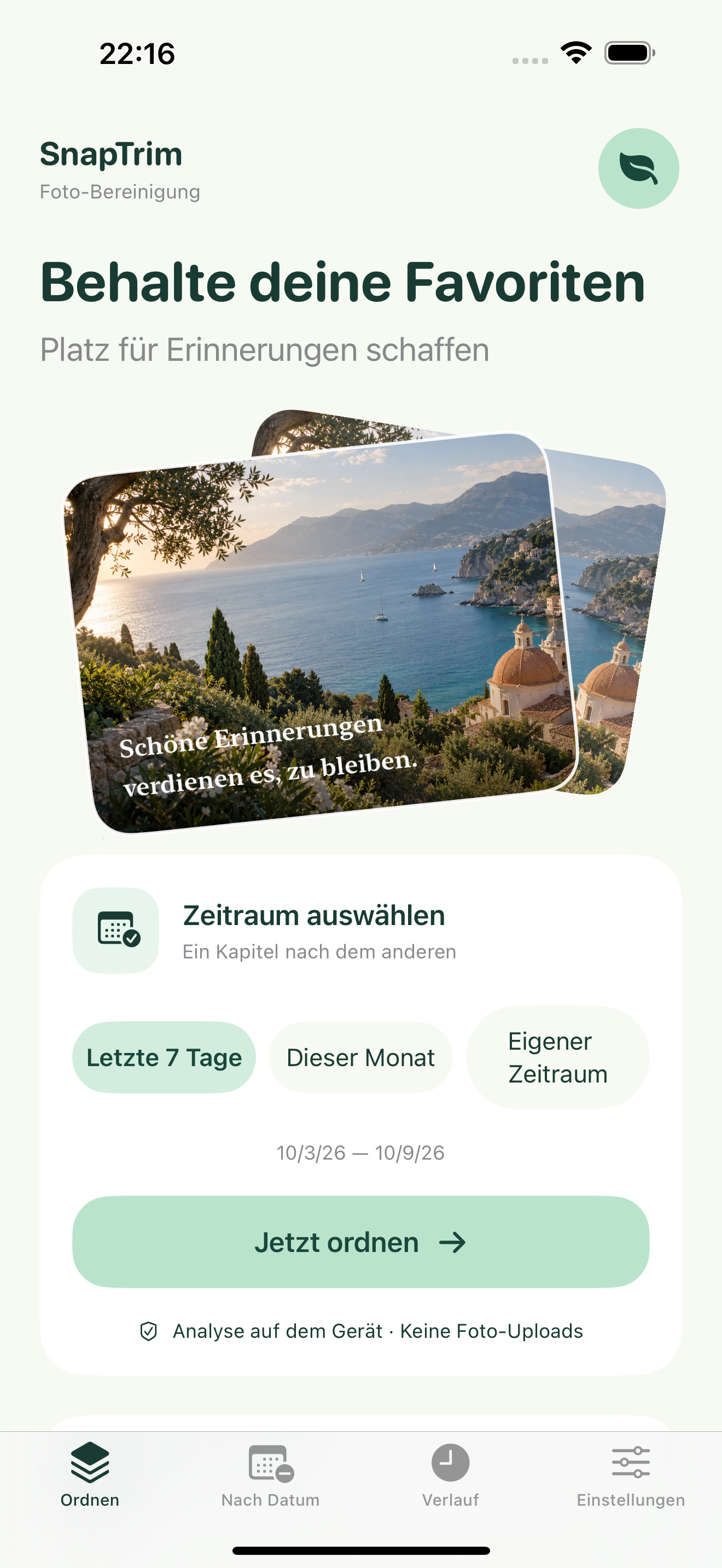 Zeitraum auswählen