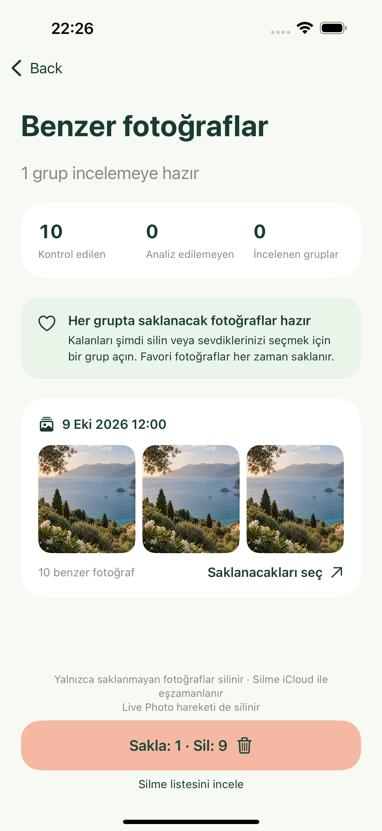 Favorilerinizi saklayın